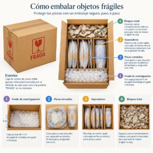 embalar objetos frágiles